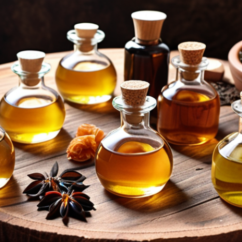 Home 19 Aromatic oils being extracted from natural materials using traditional methods, showcasing the artistry of natural perfume creation.