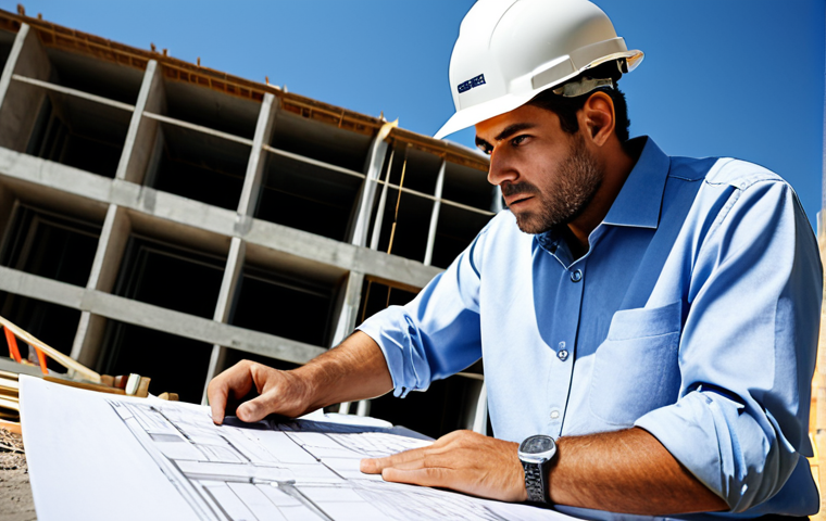**
A professional architect, fully clothed in a modest button-down shirt and slacks, reviewing blueprints at a construction site. Background shows a partially built modern building under a clear sky. Appropriate attire, safe for work, perfect anatomy, correct proportions, natural pose, well-formed hands, proper finger count, professional, high quality, realistic.
**